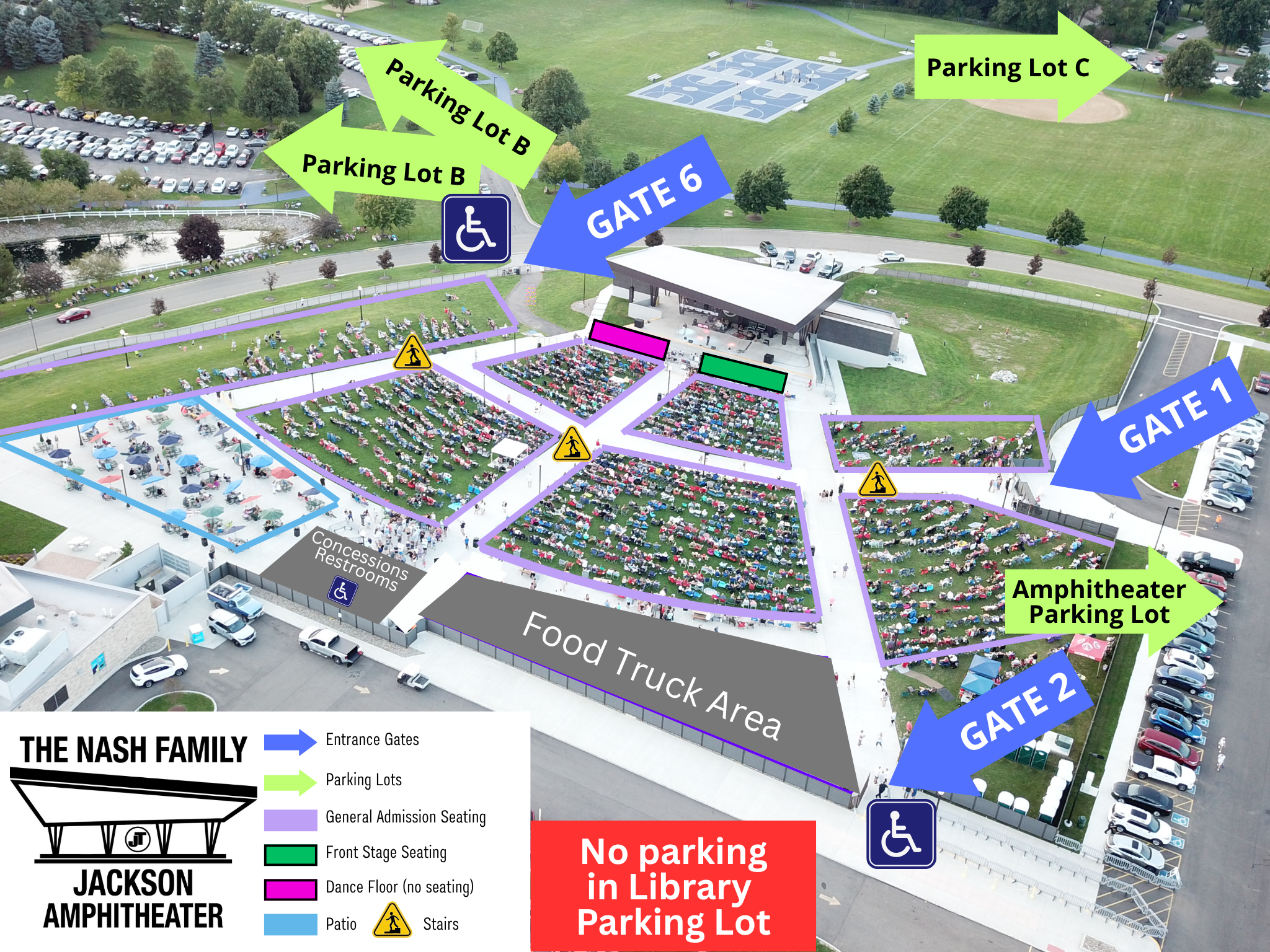2026 NFJA Gate Map